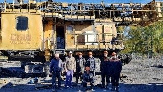 Обучение машинистов буровой установки СБШ-250МНА-32 на «Сибирском Антраците»