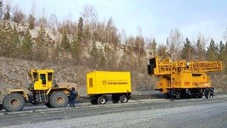 Закончена сборка бурового станка СБШ-250МНА-32 в г. Ачинске